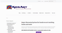 Desktop Screenshot of kidsart.com